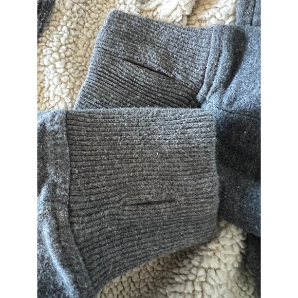 U.S. POLO ASSN. Women's Long Sleeve Gray Fleece Lined Hoodie Size Small Y2K - Picture 6 of 9